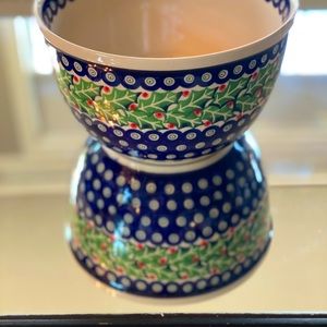 Polish Pottery Medium Mixing/Serving Bowl